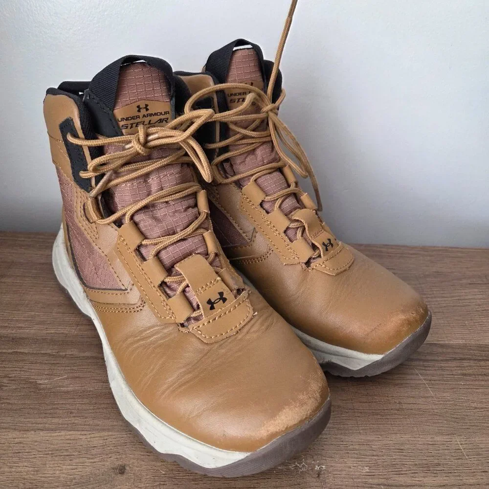UNDER ARMOUR STELLAR KIDS / YOUTH BOOTS SIZE 4.5 Y